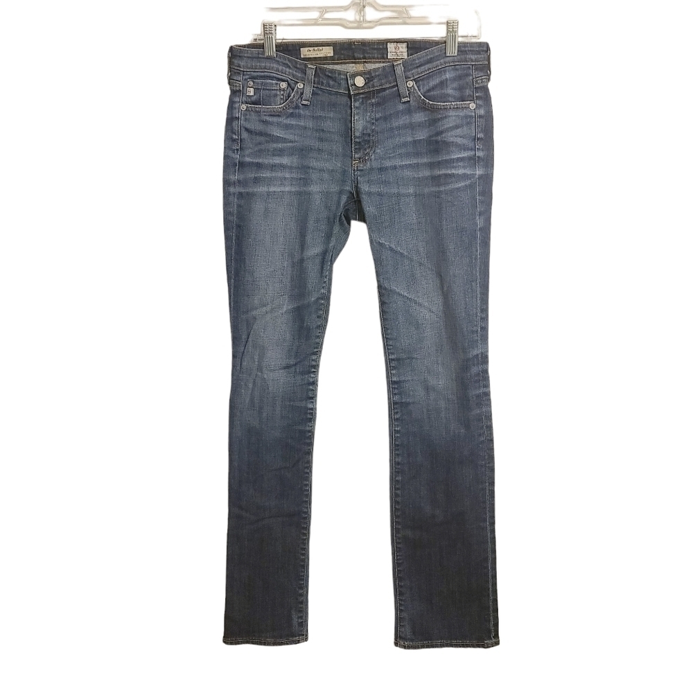 Ag Adriano Goldschmied | Women's Slightly Distressed Ballad Jeans (Size 28R)